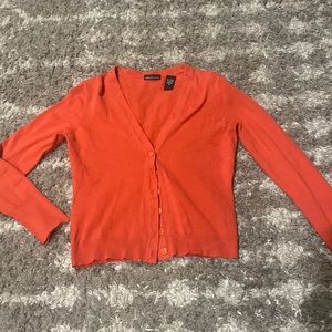 Orange Cardigan